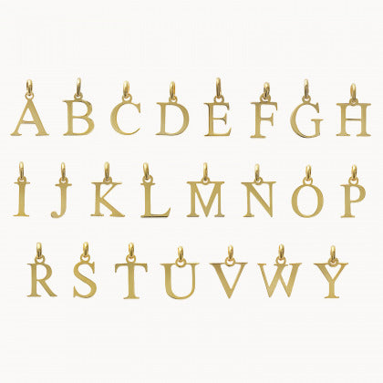 DD Gold Alphabet Charms